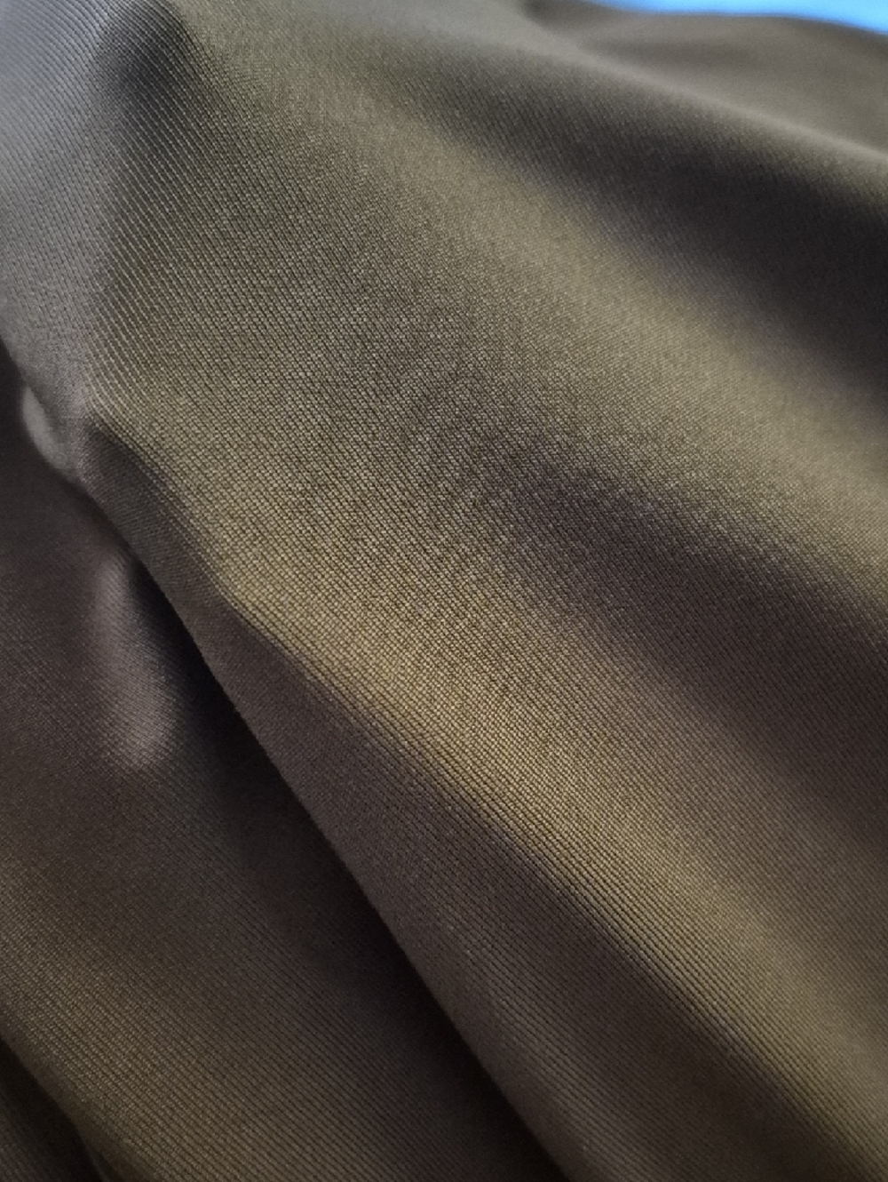 Flowy Wide-Leg Palazzo Pants in Cognac Brown - Picture 3 of 3